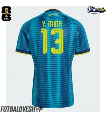 Kolumbie Yerry Mina #13 Venkovní Dres MS 2026 Krátký Rukáv